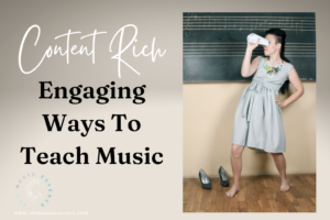 a music teacher looking for ways to teach music