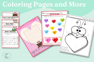 Valentine Day coloring pages are enjoyable valentine's day activities for elementary students