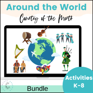 TPT around the world music culture lesson plans