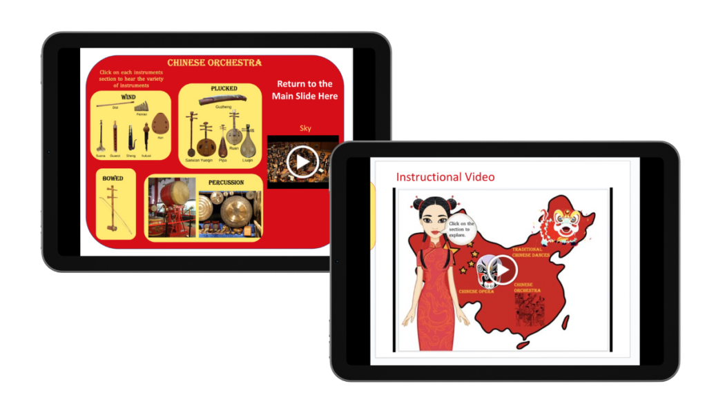 Digital choice boards to share the performing arts from China